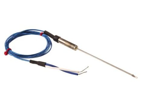 Termopara typ T do +250C 100mm kabel 1.5m, Konstantan, miedź BS