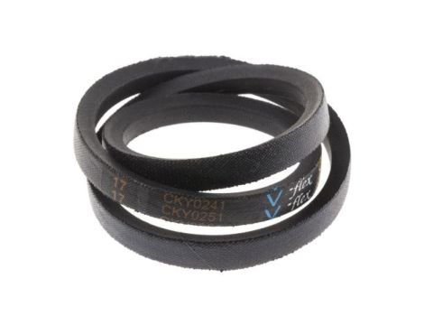 Pas napędowy, profil Z, materiał: PET, guma, 10mm x 6mm x 630mm, RS PRO