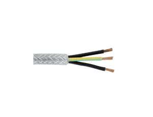 Kabel sterowniczy SY 3 rdzeniowy , Ekranowany, izolacja Polichlorek winylu PVC, D 9.9mm , 50m