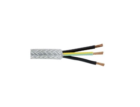 Kabel sterowniczy SY 3 rdzeniowy , Ekranowany, izolacja Polichlorek winylu PVC, D 9.9mm , 50m