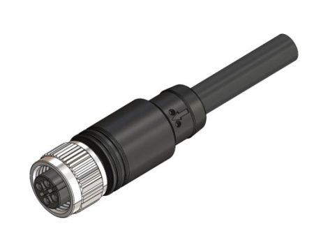 Złącze i kabel ze złączem Proste M12 żeńskie x Jednostronne, 4 A, 250 V, dł. 10m, IP67, RS PRO