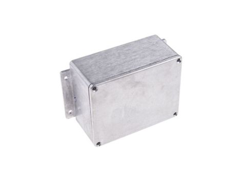 Obudowa ekranowana Srebrny z kołnierzem, 139.8 x 89.7 x 55.2mm, RS PRO