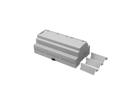 Zestaw obudowy szyny DIN, 159.2 x 90 x 58mm, materiał: Poliwęglan, kolor: Jasnoszary, IP20, RS PRO