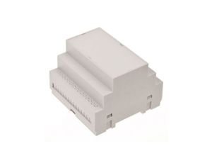 Obudowa DIN, 87.5 x 90.0 x 65.1mm, materiał: ABS, kolor: Jasnoszary, RS PRO