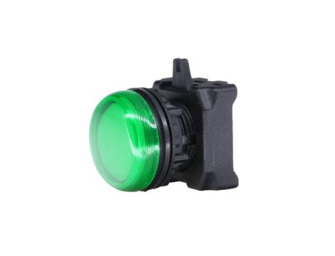 Światło kontrolne – reflektor, kolor: Zielony, otwór: 22.5mm, IP65, Montaż panelowy