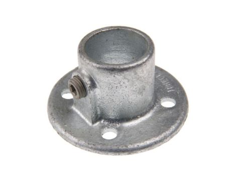 Kołnierz ścienny, Cast Iron, Kołnierz ścienny, 33.7mm, Rura okrągła, Typ 1