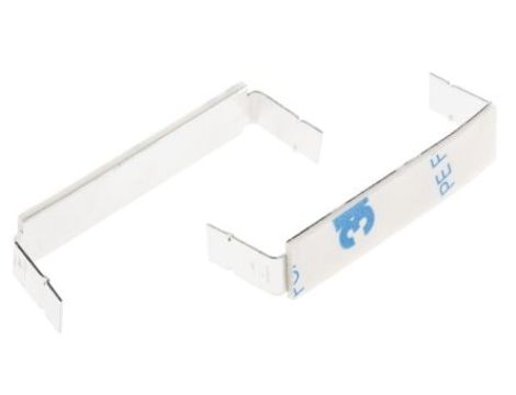 Spinka do kabli Zacisk rozwierany, materiał: Aluminium, Samoprzylepny, 44 x 9.8 x 12.2mm, RS PRO