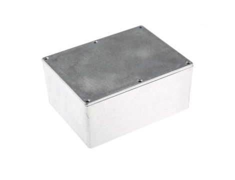 Obudowa ekranowana Srebrny IP66 Neopren, 165.8 x 127.3 x 76.3mm, RS PRO