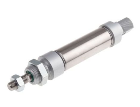 Siłownik dwustronnego działania ISO 6432 Ø 25mm, skok 40mm RS PRO