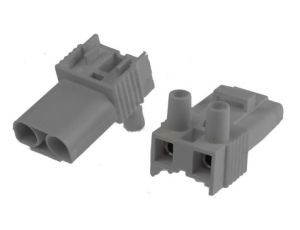 Złącze wtykowe do druku Biały 2-żyłowe, Wkręcane, 400 V Montaż na kablu