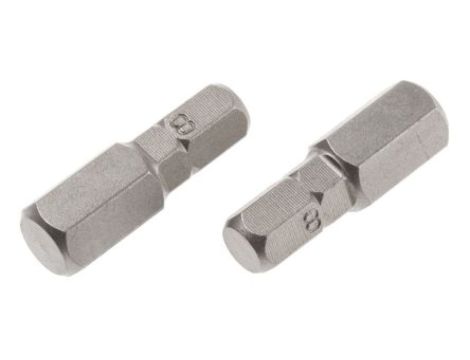 Końcówka wkrętaka, materiał Stal chromowo-wanadowa, Sześciokątny 8