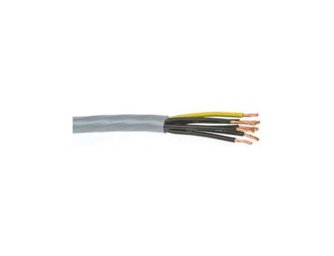 Kabel sterowniczy YY, 7-żyłowy, 1,5 mm, Ø 10.4mm Nieekranowany, izolacja Polichlorek winylu PVC