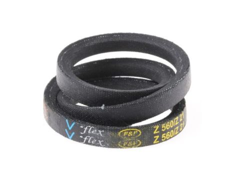 Pas napędowy, profil Z, materiał: PET, guma, 10mm x 6mm x 530mm, RS PRO