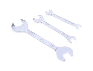 Zestaw kluczy płaskich 3 szt. Stal chromowo-wanadowa, RS PRO