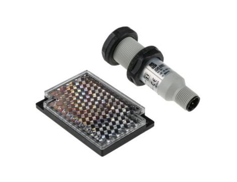 Czujniki fotoelektryczne Odbicie retro PNP NO/NC cylindryczny zakres 3 m IP67