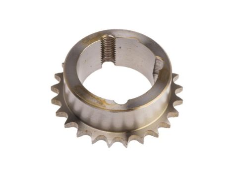 Koło łańcuchowe drabinkowe, 25 zębów, 06B-1, Nakrętka stożkowa, śr toczna: 76mm, Stal