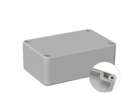 Obudowa ogólnego użytku ekranowana Szary IP66 Silikon, 64 x 98 x 36.4mm, RS PRO 5U3