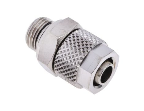 Adapter gwintowany prosty gwint – rura, 15 barów