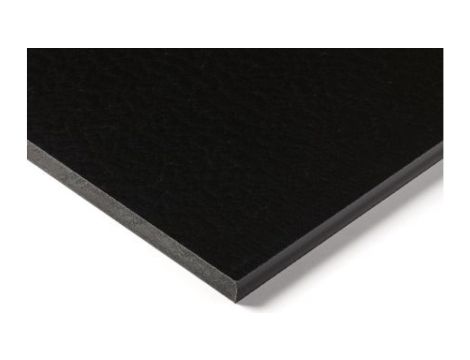 Arkusz tworzywa sztucznego Czarny, 500mm x 300mm x 10mm
