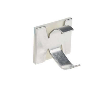 Spinka do kabli Zacisk otwarty, 9.5mm, materiał: Aluminium, Samoprzylepny, 19 x 16 x 14.9mm, RS PRO