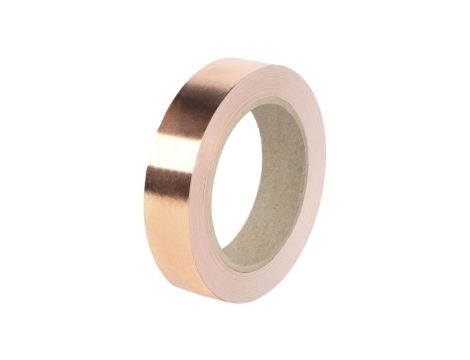 Taśma metalizowana, 0.065mm BS EN 60454 – część 2 x 19mm x 33m, 4,5 N/cm, RS PRO