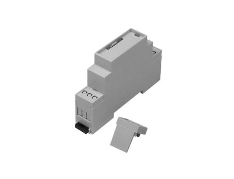Zestaw obudowy szyny DIN, 17.5 x 90 x 58mm, materiał: Poliwęglan, kolor: Jasnoszary, IP20, RS PRO