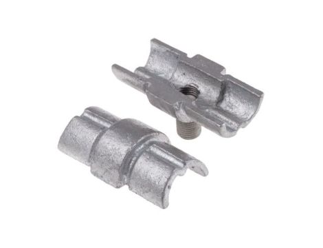 Zacisk łączący 75mm, Ø 42.4mm, RS PRO