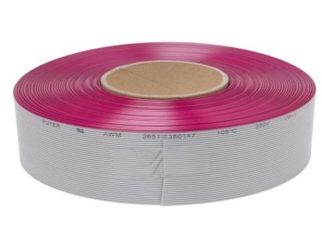 Kabel taśmowy Nieekranowany, AWG: 28, 36-żyłowy, raster: 1.27mm, 30m, -20→ +105 C