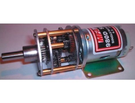 Motoreduktor DC, 4.5–15 V dc, 990 mA, 7,9 W., 248 obr./min, 2432 gcm, RS PRO