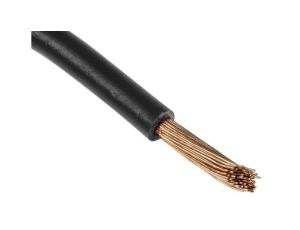 Jednożyłowy kabel sterowniczy CSA 16 mm, Maks. +70C 600 V Czarny, RS PRO