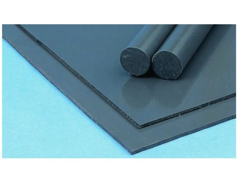 Arkusz tworzywa sztucznego Szary, 1000mm x 500mm x 1mm
