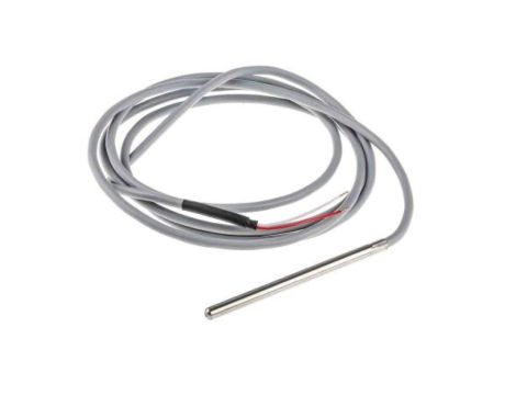 Termopara typ PT 1000, -20C do +100C 100mm kabel 2m, Stal nierdzewna