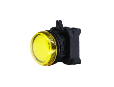 Światło kontrolne – reflektor, kolor: Żółty, otwór: 22.5mm, IP65, Montaż panelowy