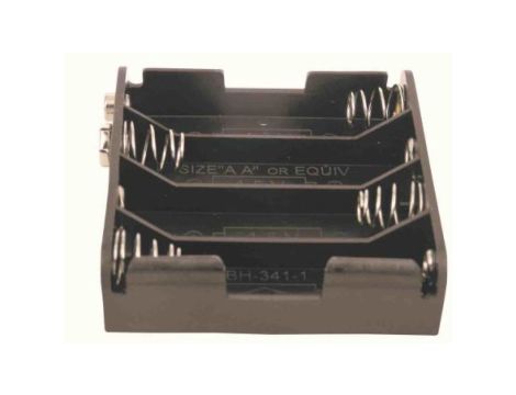 Uchwyt do baterii, x 4, montaż zatrzaskowy