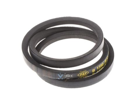 Pas napędowy, profil B, materiał: PET, guma, 17mm x 11mm x 1.35m, RS PRO