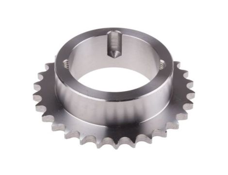 Koło łańcuchowe drabinkowe, 30 zębów, 08B-1, Nakrętka stożkowa, śr toczna: 121.5mm, Stal