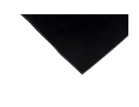 Arkusz gumy, Czarny, 1.5g/cm, 1m x 600mm x 3mm, RS PRO