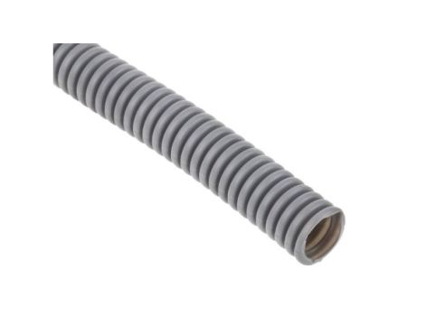 Peszel elastyczny, Elastyczny, Ø 16mm, dł. 5m, materiał: Tworzywo sztuczne, kolor: Szary, IP55, -50→ +100 C, RS