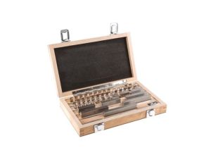 Zestaw płytek wzorcowych, Jednostki metryczne, elementy: 47, Stal