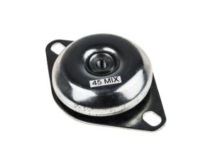 Mocowanie antywibracyjne, M12, Ø 172mm, H 3mm, 240, materiał: Guma naturalna 60 Shore A, RS PRO