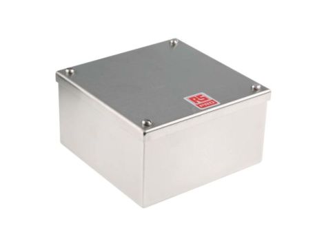 Obudowa do adaptacji, Stal nierdzewna 304 Satynowy 0 Knockouts 160mm x 160 mm x 85mm RS PRO