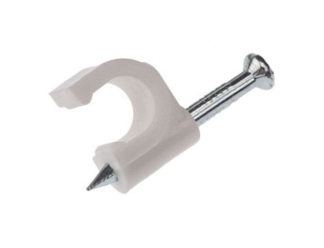 Spinka do kabli Obejma okrągła, 7mm, materiał: PE, 7 x 11mm, RS PRO