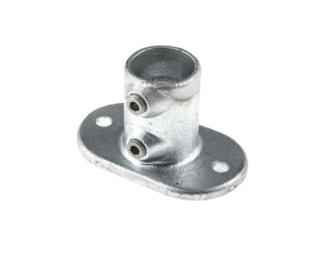 Kołnierz podstawy, Cast Iron, Kołnierz podstawy, 48mm, Rura okrągła, Typ 3