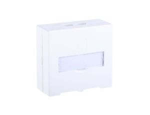 Gniazdo, Cat6, l. otworów: 2, RJ45, STP, Kątowy