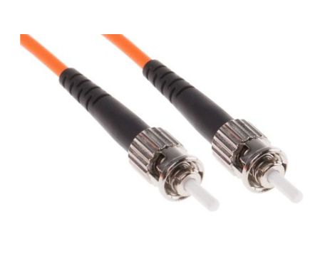 Kabel światłowodowy, średnica: 50/125m, OM2 Wielomodowy, Pomarańczowy, ST / ST