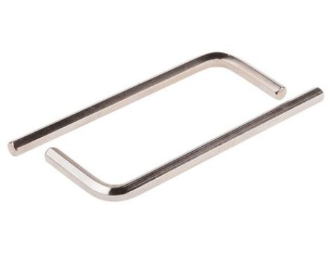 Klucz imbusowy Jednostki metryczne 4mm Sześciokątne, typu L, materiał: Stal chromowo-wanadowa, RS PRO