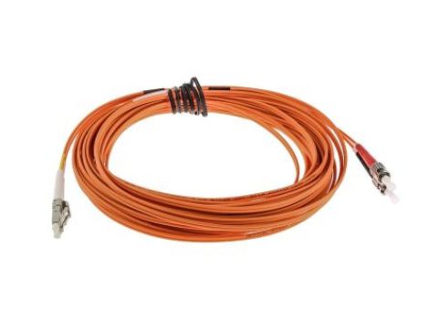 Kabel światłowodowy, średnica: 62.5/125m, OM1 Wielomodowy, Pomarańczowy, LC/ST