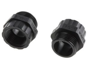 Adapter do dławnic kablowych, PG11 → M16, materiał: Nylon 66, kolor: Szary, RS PRO