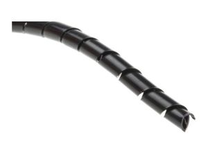 Opaska spiralna, Ø , Ø Maximum of 4.5mm, materiał: Nylonowy, kolor: Czarny, RS PRO 811-7692 /10szt./