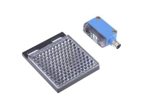 Czujniki fotoelektryczne Retrorefleksyjny PNP w obudowie prostokątnej zakres 7,2 m IP67